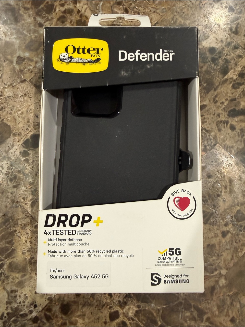 New OtterBox Defender Series Case for Samsung Galaxy A52 5G - Black
